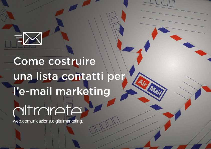 costruire lista contatti email