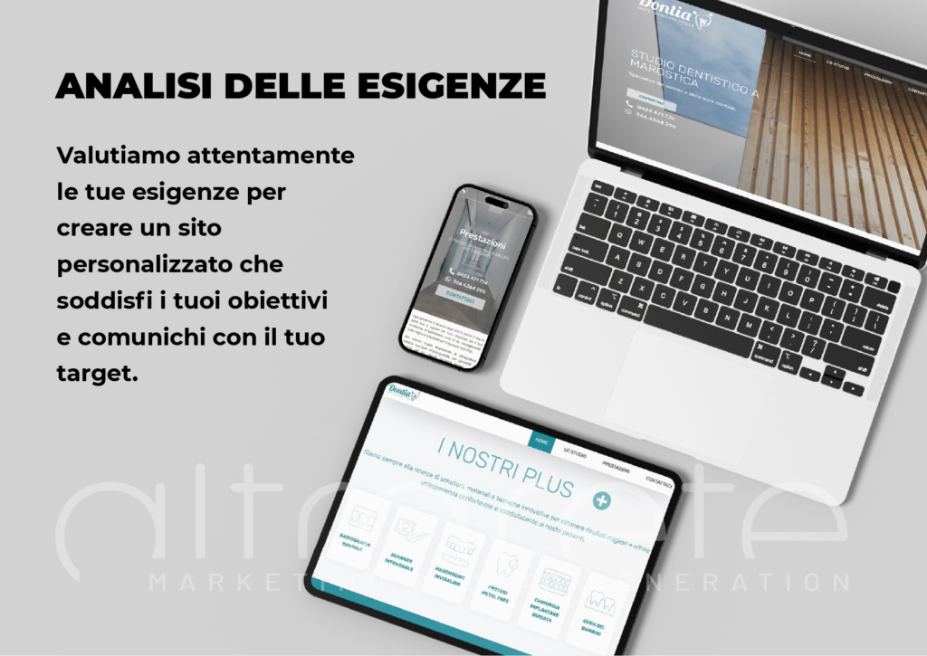 Realizzazione sito web analisi delle esigenze